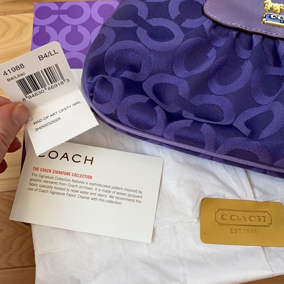 BNIB! Coach | purple wristlet - Picture 2 of 9